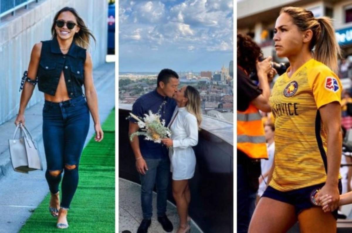 Le dijo 'yes': La bella futbolista de Estados Unidos que se casó con Roger Espinoza