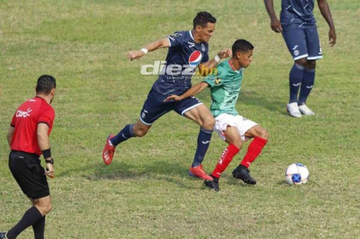 Marathón y Motagua están sin goles en el Yankel Rosenthal. Fotos Neptalí Romero.