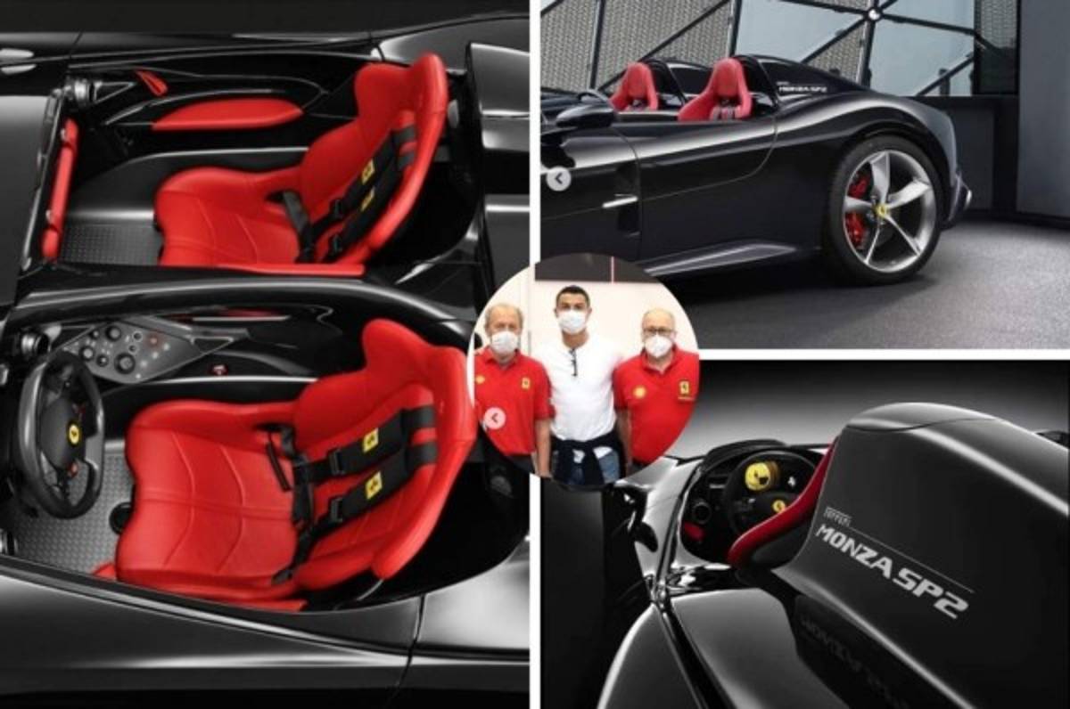 Cristiano Ronaldo se compra un costoso Ferrari Monza: Pagó 1.6 millones de euros por el auto