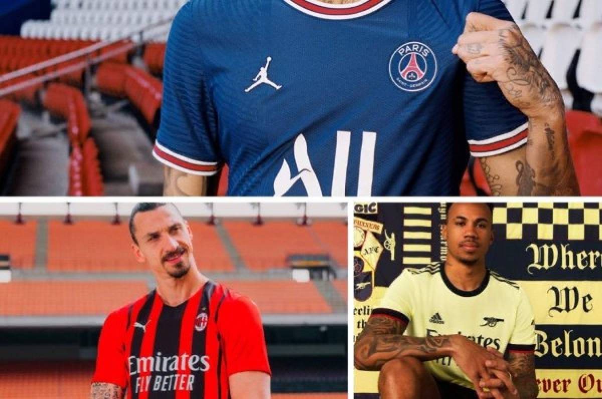 PSG 'borra' el Nike: Así son los nuevos uniformes de los clubes para la temporada 2021-22