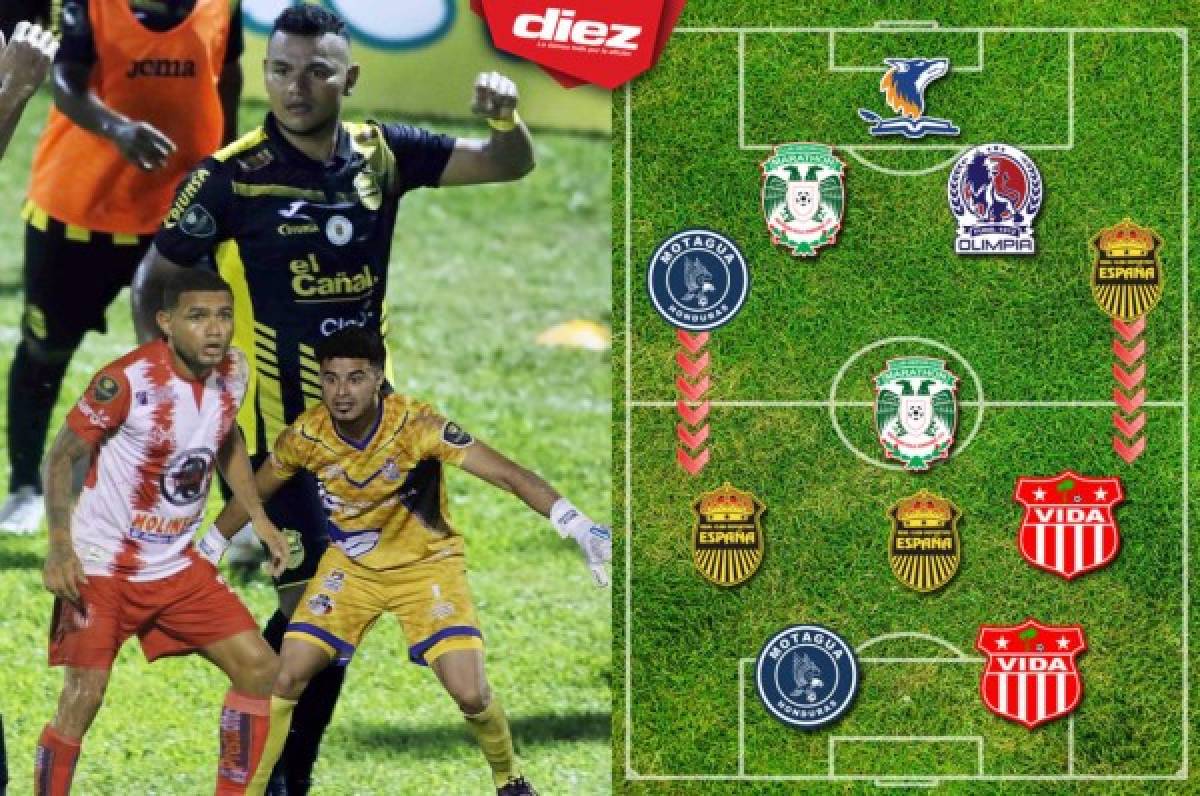 ¡Un equipo demoledor! El 11 ideal que nos dejó la Jornada 7 del Apertura 2020 en Honduras