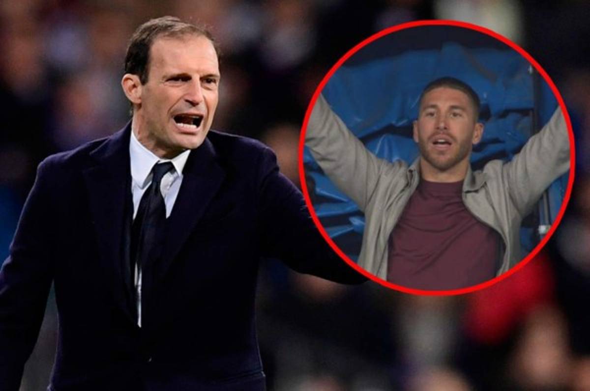 ¡Massimiliano Allegri revela el cruce de palabras con Sergio Ramos!