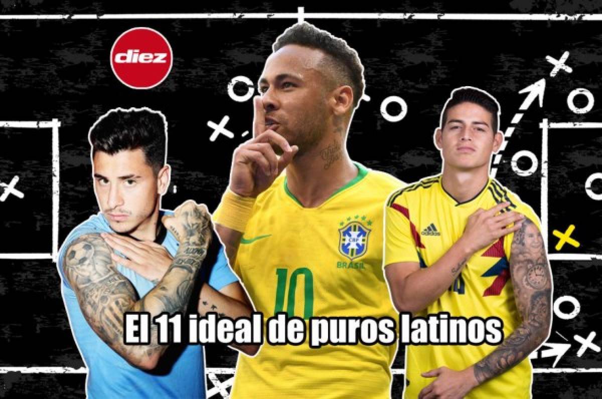 ¿Y Messi? Este es el espectacular 11 ideal de los latinos que destacan en Europa