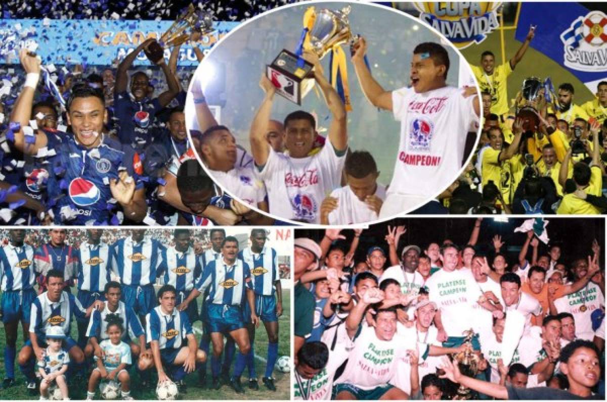 Todos los campeones en la historia del fútbol de Honduras