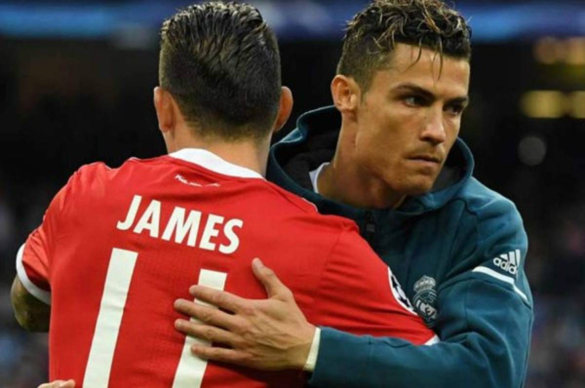 James Rodríguez volvería a ser compañero de Cristiano Ronaldo, pero ahora en Juventus