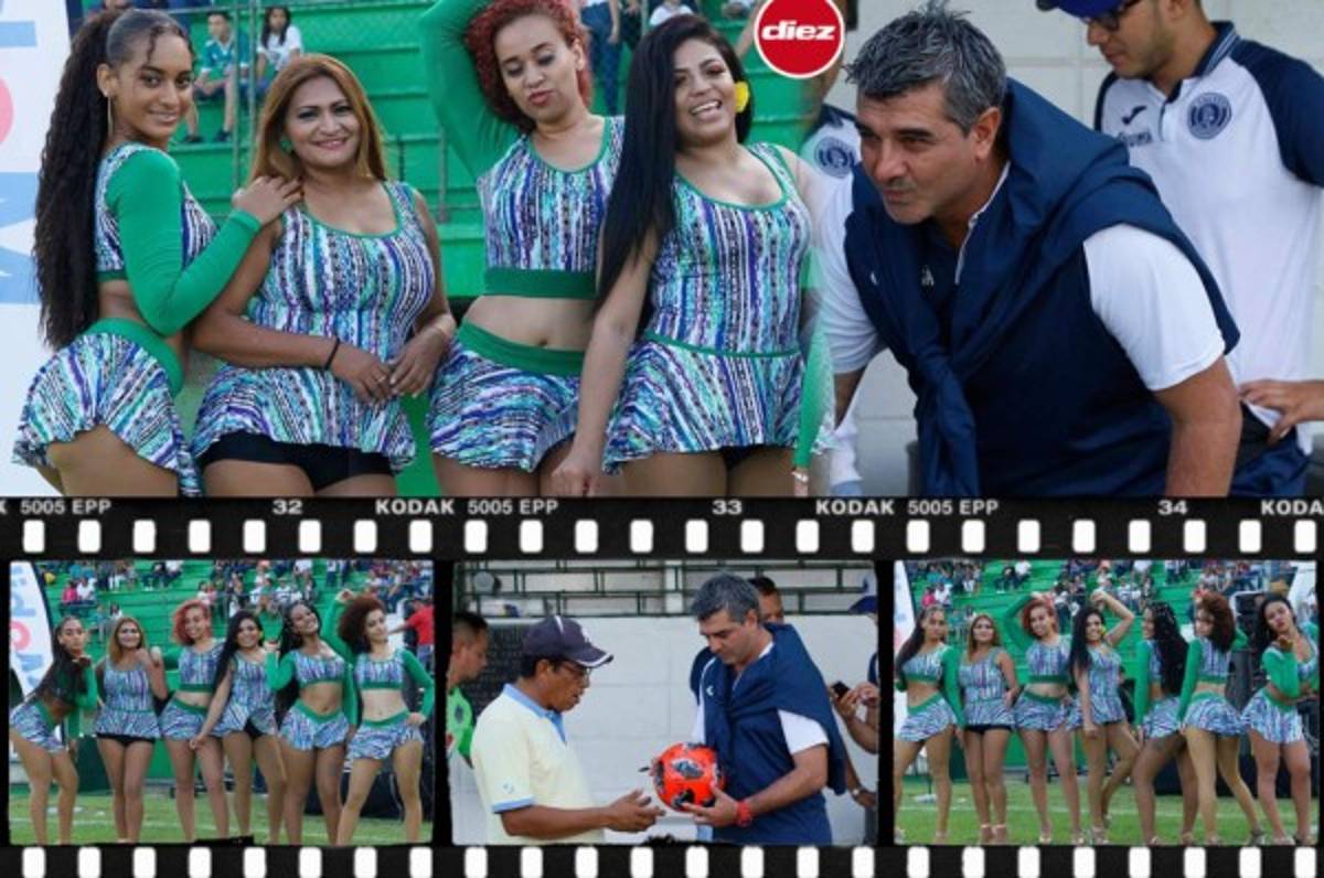 ¡Fiestón en el Puerto! Los gestos de Diego Vázquez y la belleza en el Platense-Motagua