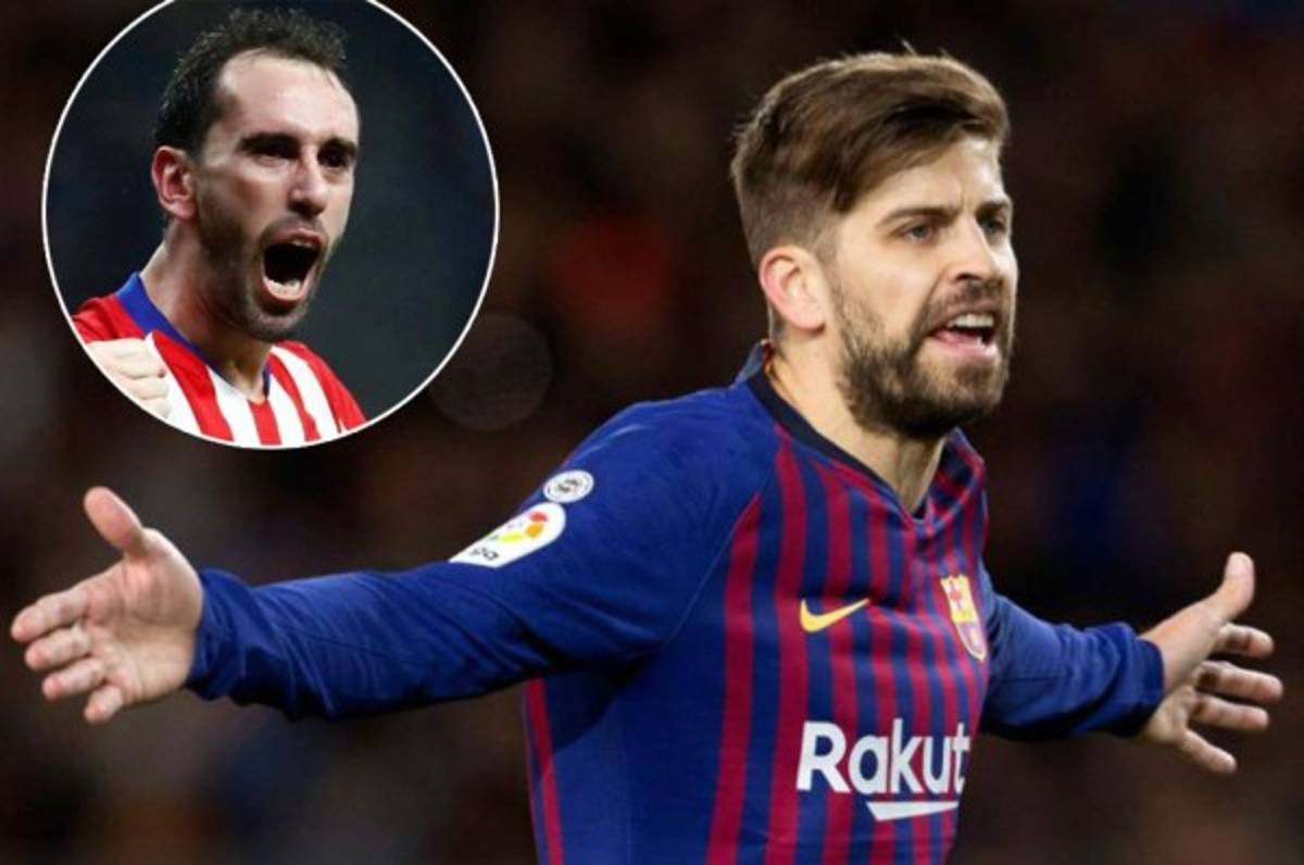 Piqué y su mensaje luego de conocer que Godín deja el Atlético