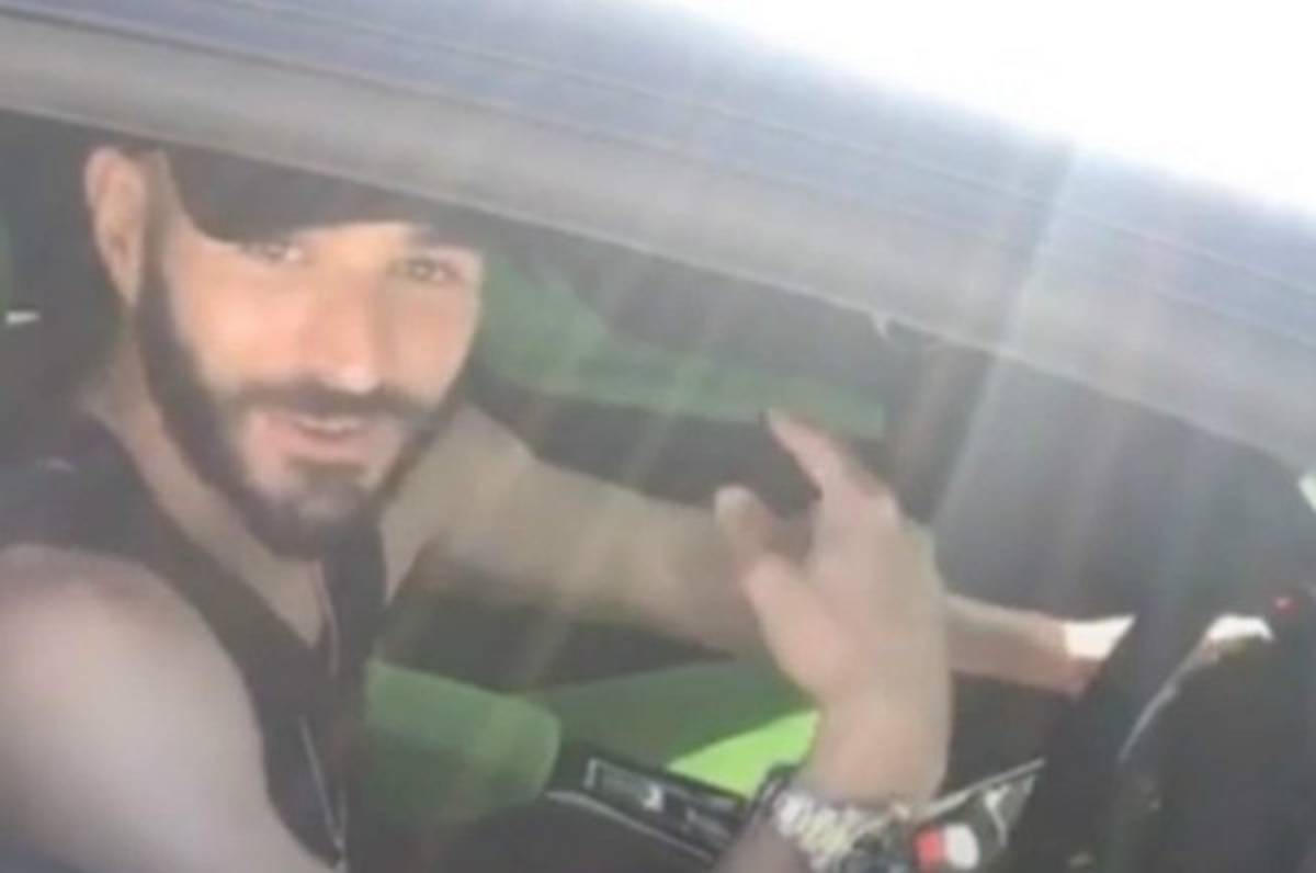 La última imprudencia de Benzema en un espectacular auto