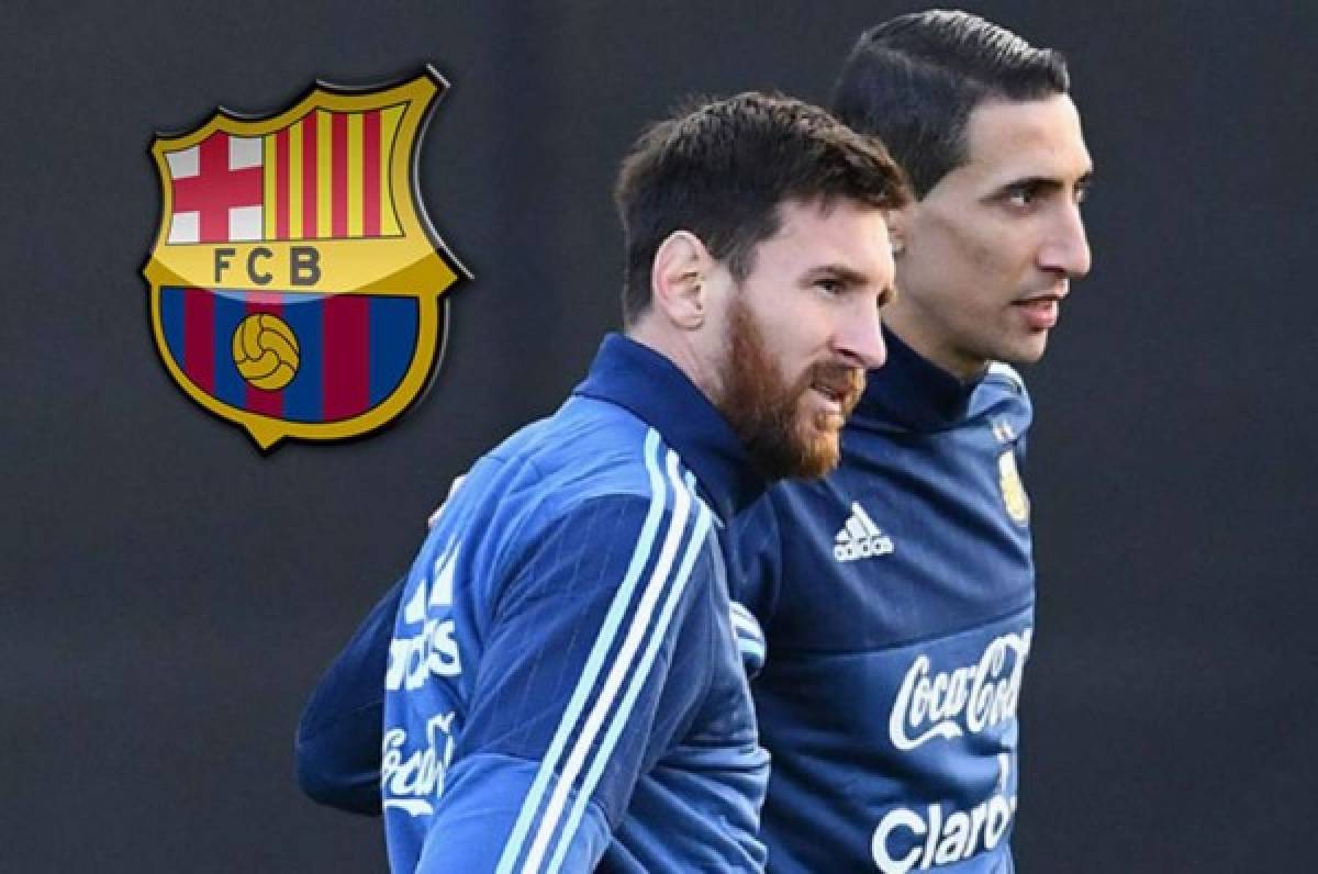 Di María sorprende: 'Si iba al FC Barcelona era por Messi'