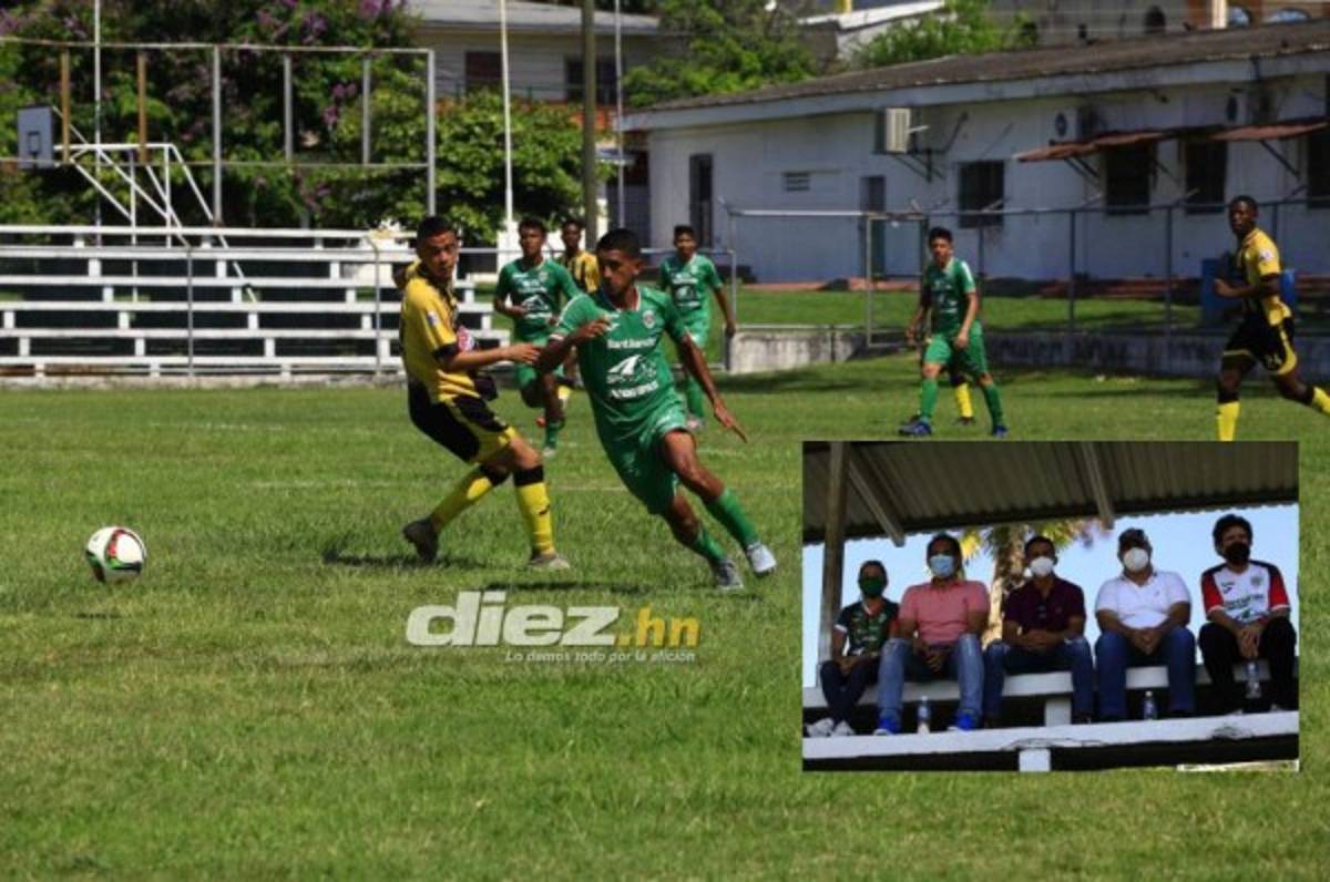 ¡Arrancó con todo! Marathón y Real España empatan en vibrante clásico en su debut en el torneo Sub-18