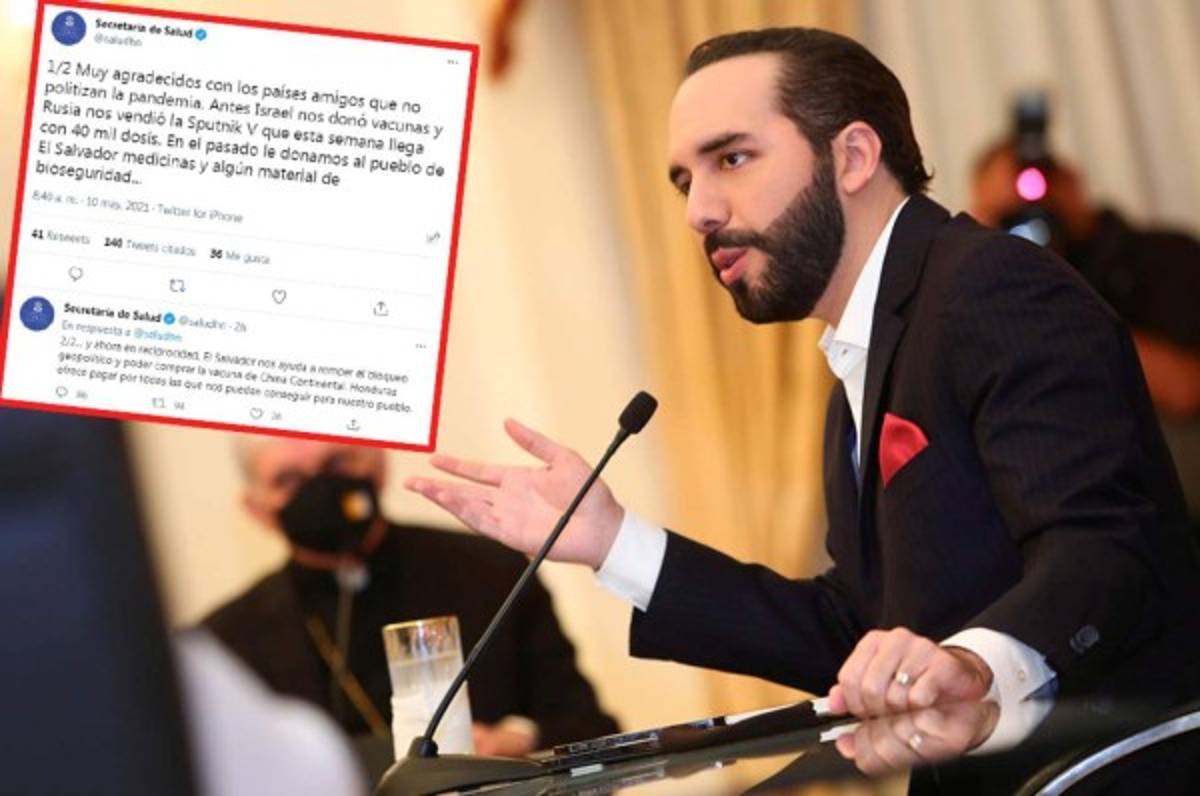 La respuesta de la Secretaría de Salud de Honduras a Nayib Bukele tras ofrecer vacunas a alcaldes catrachos