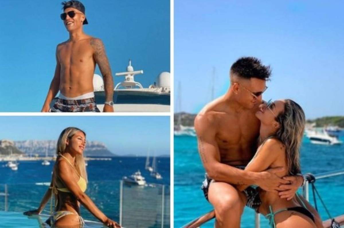 A la espera del Barcelona: Las infartantes vacaciones de Lautaro Martínez con Agustina en Italia