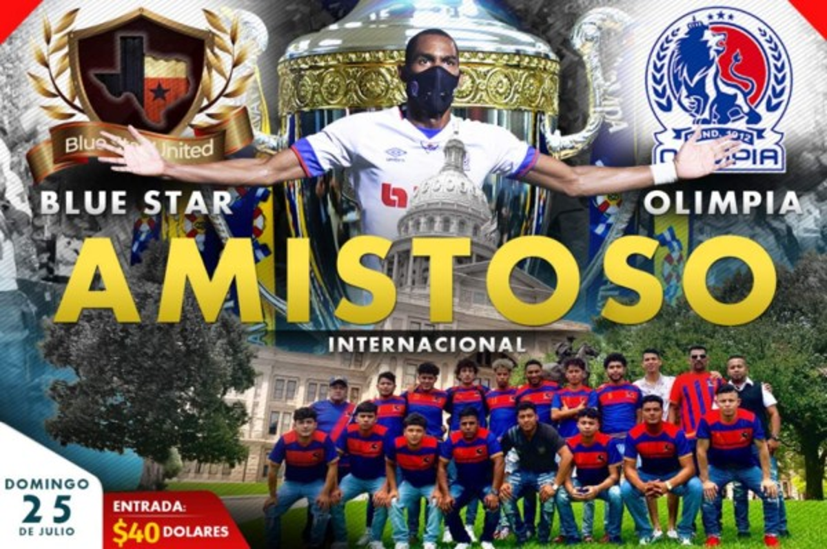 OFICIAL: Olimpia llega a Houston para estrenar su tricampeonato contra el Blue Star