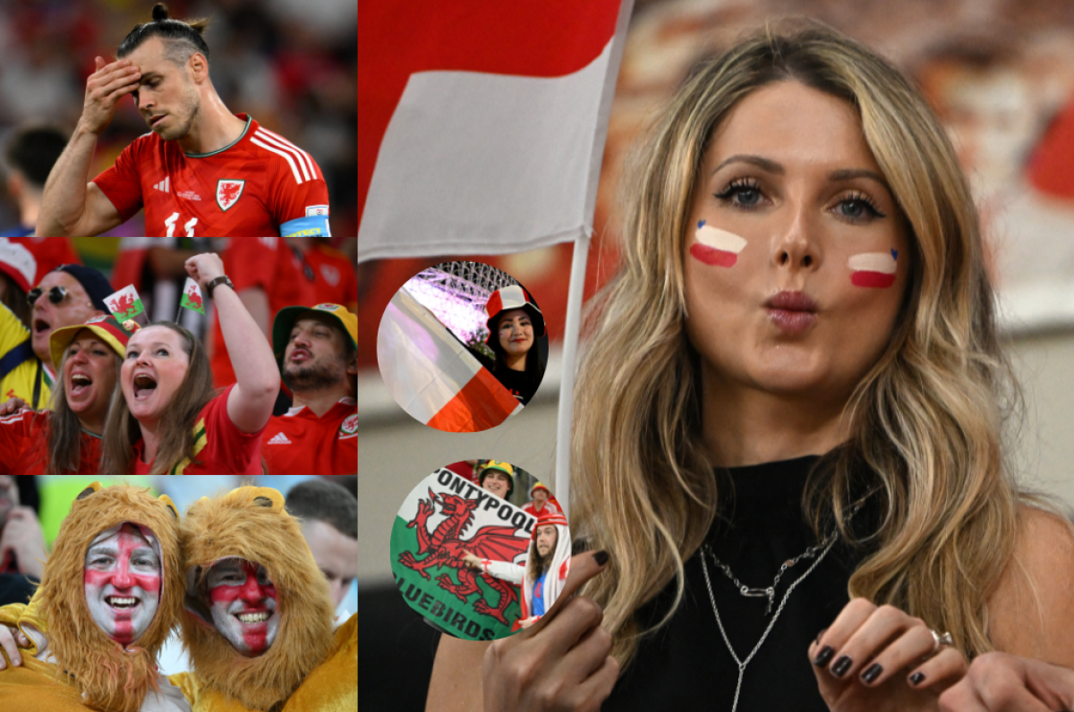 Las fotos que dejó el Inglaterra - Gales: La tristeza de Bale y las hermosas chicas que enamoraron en Al Rayyan