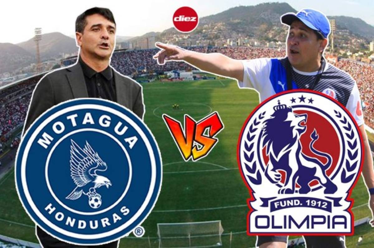 ¡Clásico! Motagua quiere ratificar su liderato ante el nuevo Olimpia de Nahún Espinoza