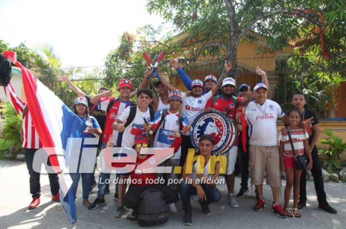 ¡Locura total! Las curiosas imágenes que nos dejó el Galaxy-Olimpia en Roatán