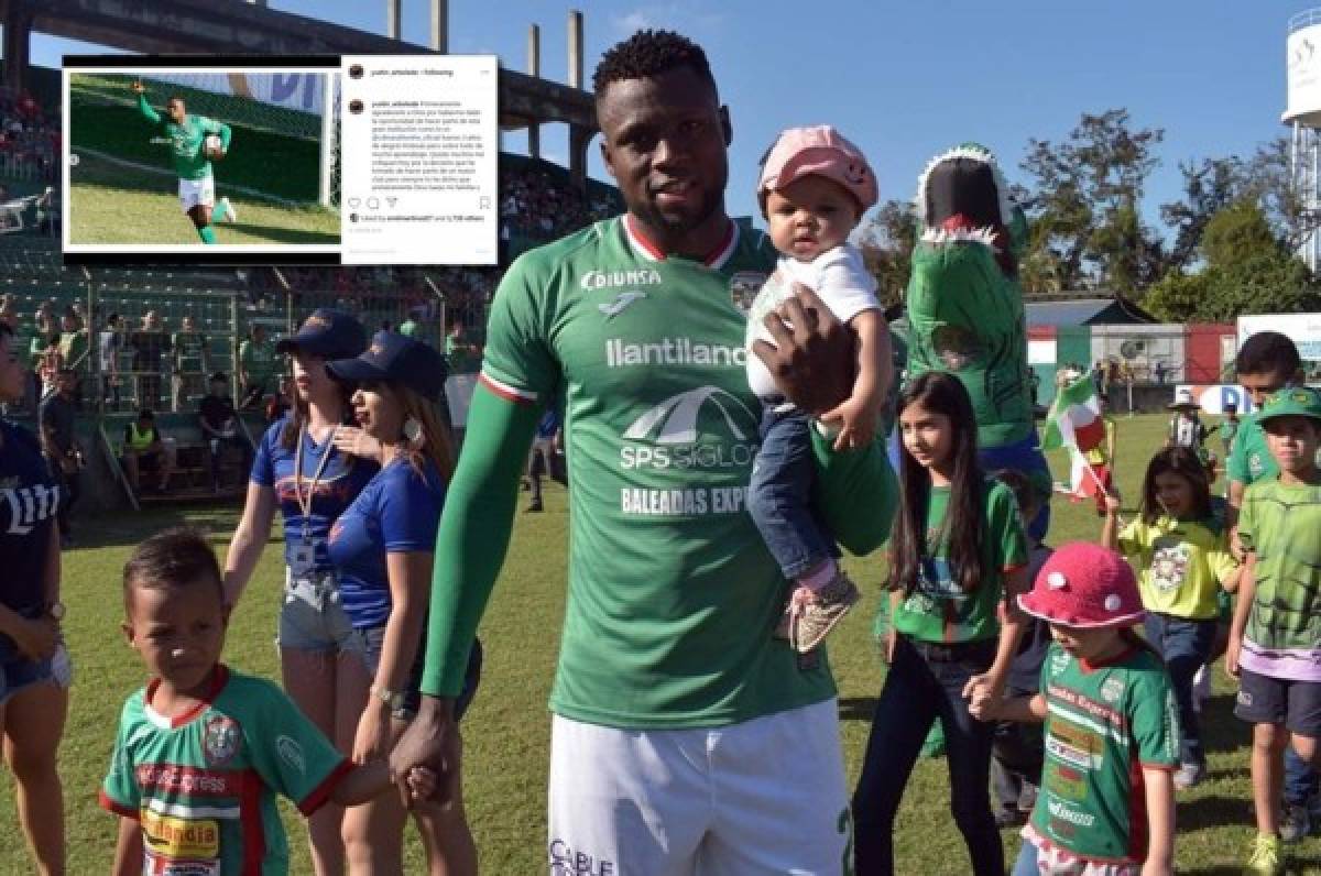 El mensaje de despedida de Yustin Arboleda a la afición del Marathón