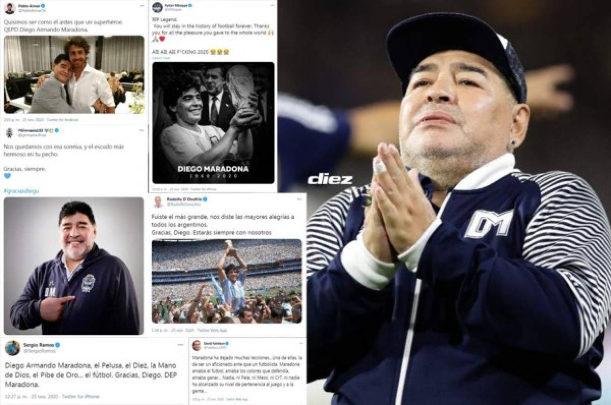 El día que Maradona se nos fue: Los mensajes más conmovedores que se dieron en las redes sociales