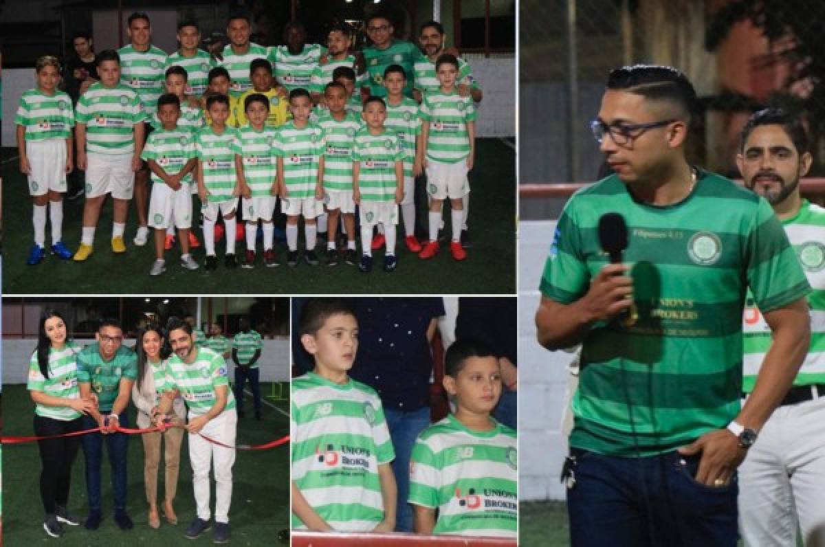 Emilio Izaguirre inaugura una academia del Celtic de Escocia en Honduras