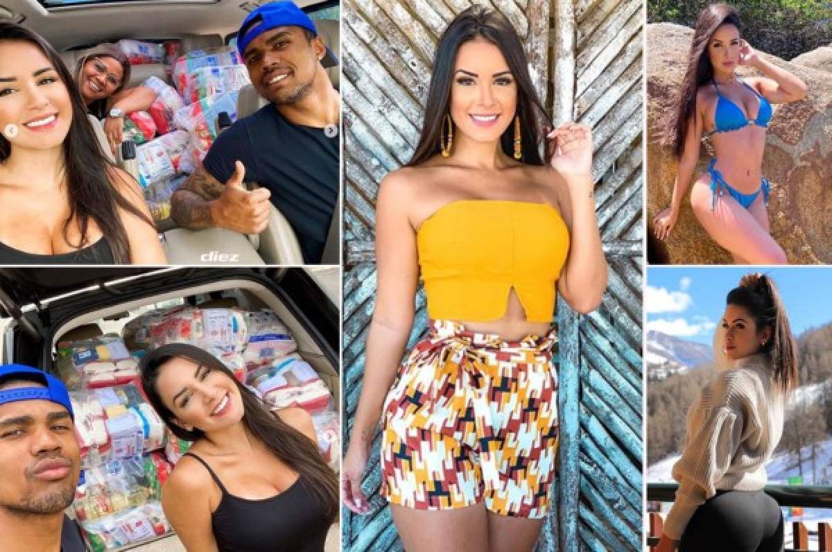 Coronavirus: Figura de la Juventus y su preciosa novia ayudan a los más necesitados en Brasil