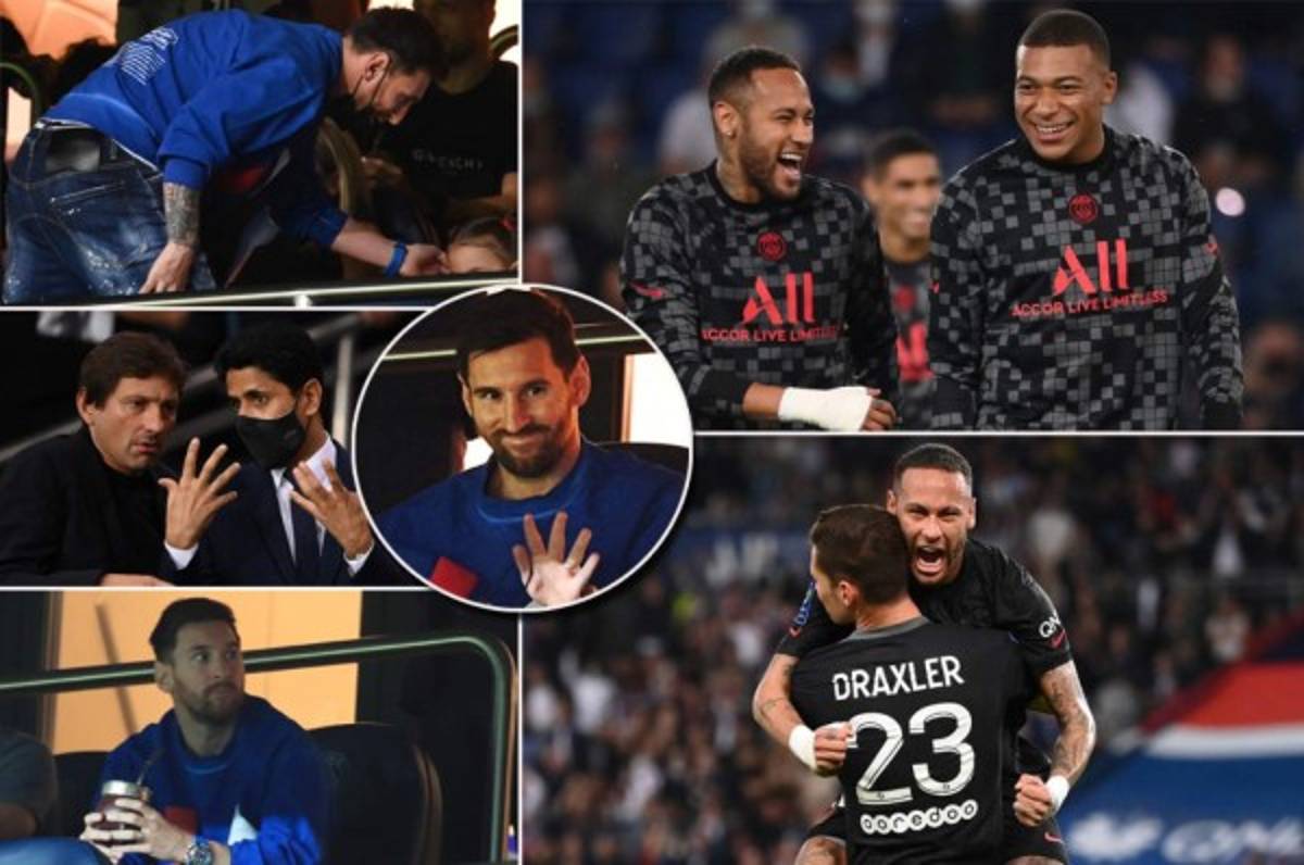 PSG sigue intratable en la Ligue 1 y así fue captado Messi en uno de los palcos; su bonito gesto con una niña