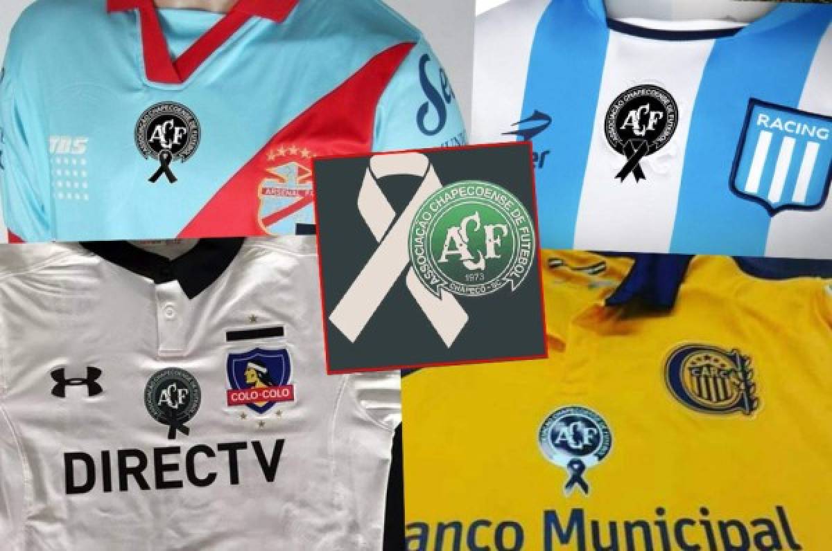 ¡Gran gesto! Clubes que llevarán el logo del Chapecoense en su camiseta