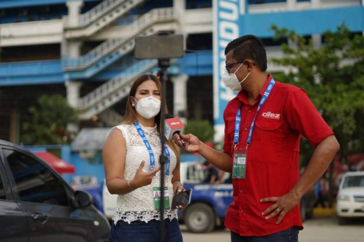 Con la familia Arriaga presente: así es el ambiente previo al Honduras-Jamaica en el estadio Olímpico