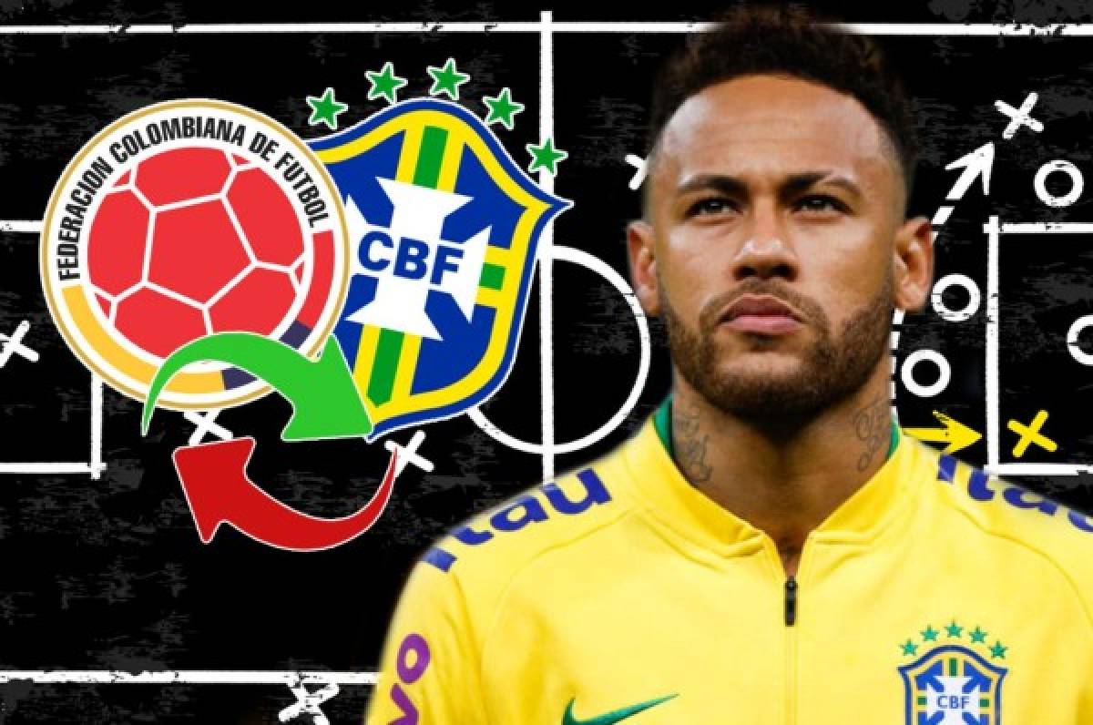 Bestial: La alineación de Brasil para medirse contra Colombia en Miami