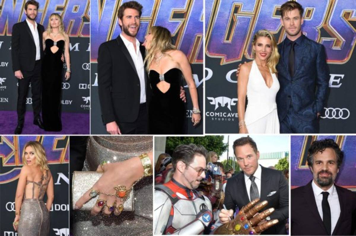 Avengers: Endgame La alfombra roja en la premiere con los protagonistas