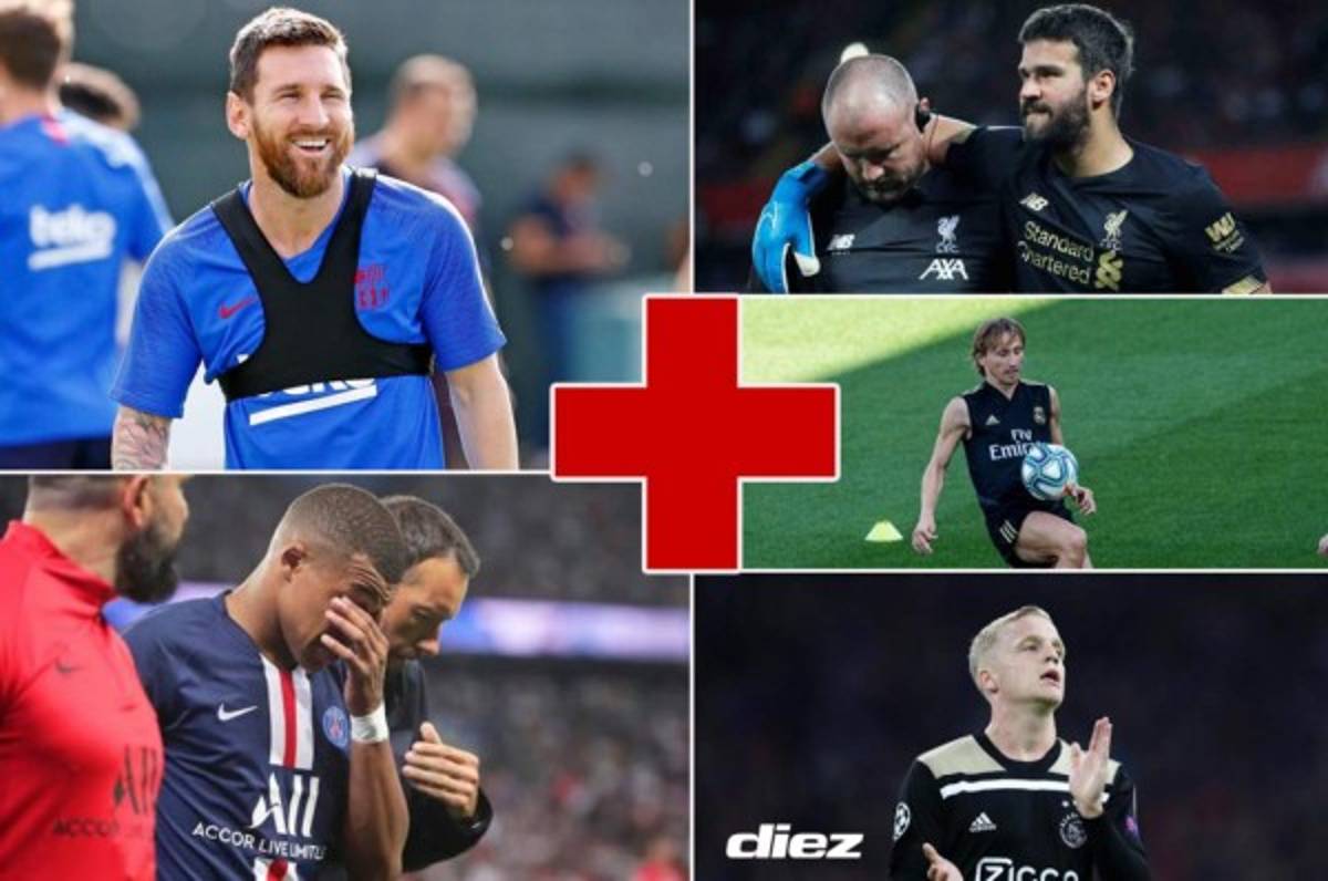 Messi, Mbappé y las grandes figuras que se pierden la primera fecha de la Champions League