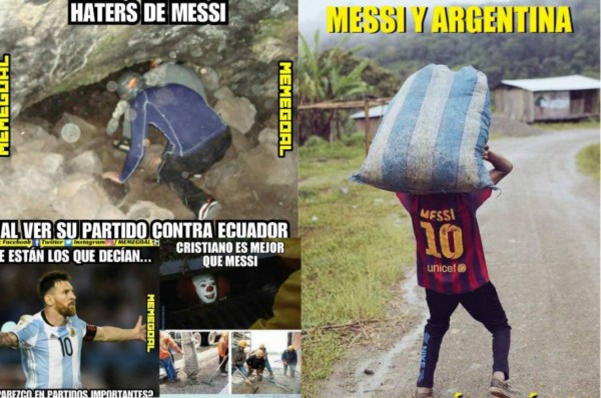 Los tremendos memes de la clasificación de Messi y Argentina al mundial de Rusia