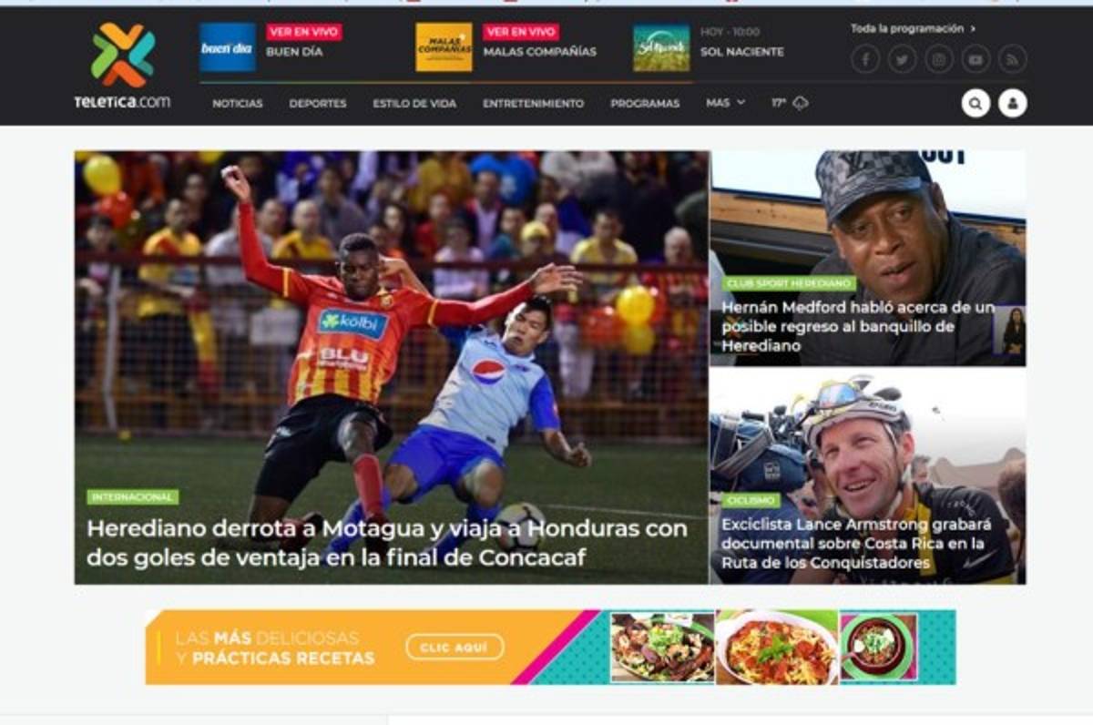 Prensa costarricense llama 'cadáver' al Motagua tras perder ante Herediano