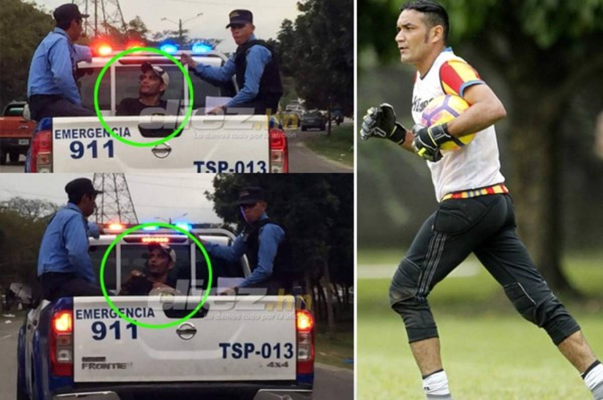 Arrestan al arquero Júnior Morales por conducir en estado de ebriedad