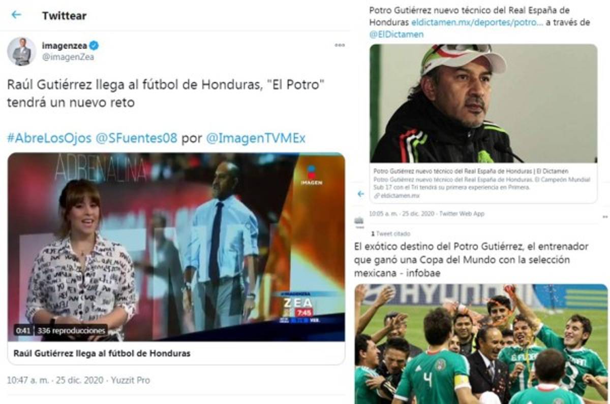 En México dicen que el 'Potro' Gutiérrez viene a dirigir a un lugar 'exótico” con Real España