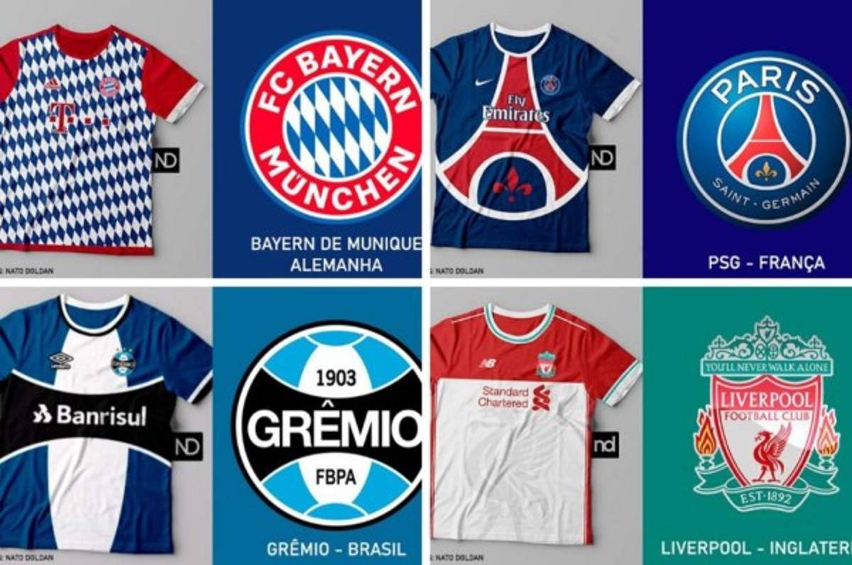 ¿Cómo serían? Las espectaculares camisas de fútbol inspiradas en el escudo del club