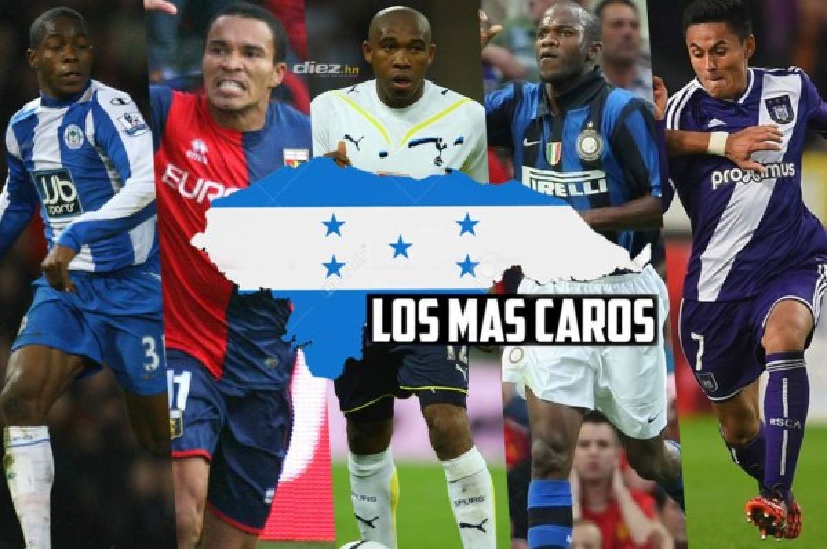 Los 15 jugadores más caros que ha tenido Honduras en los últimos 20 años