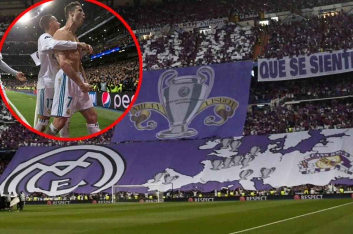 El mosaico que presentarán los ultras del Real Madrid ante el Bayern en el Bernabéu