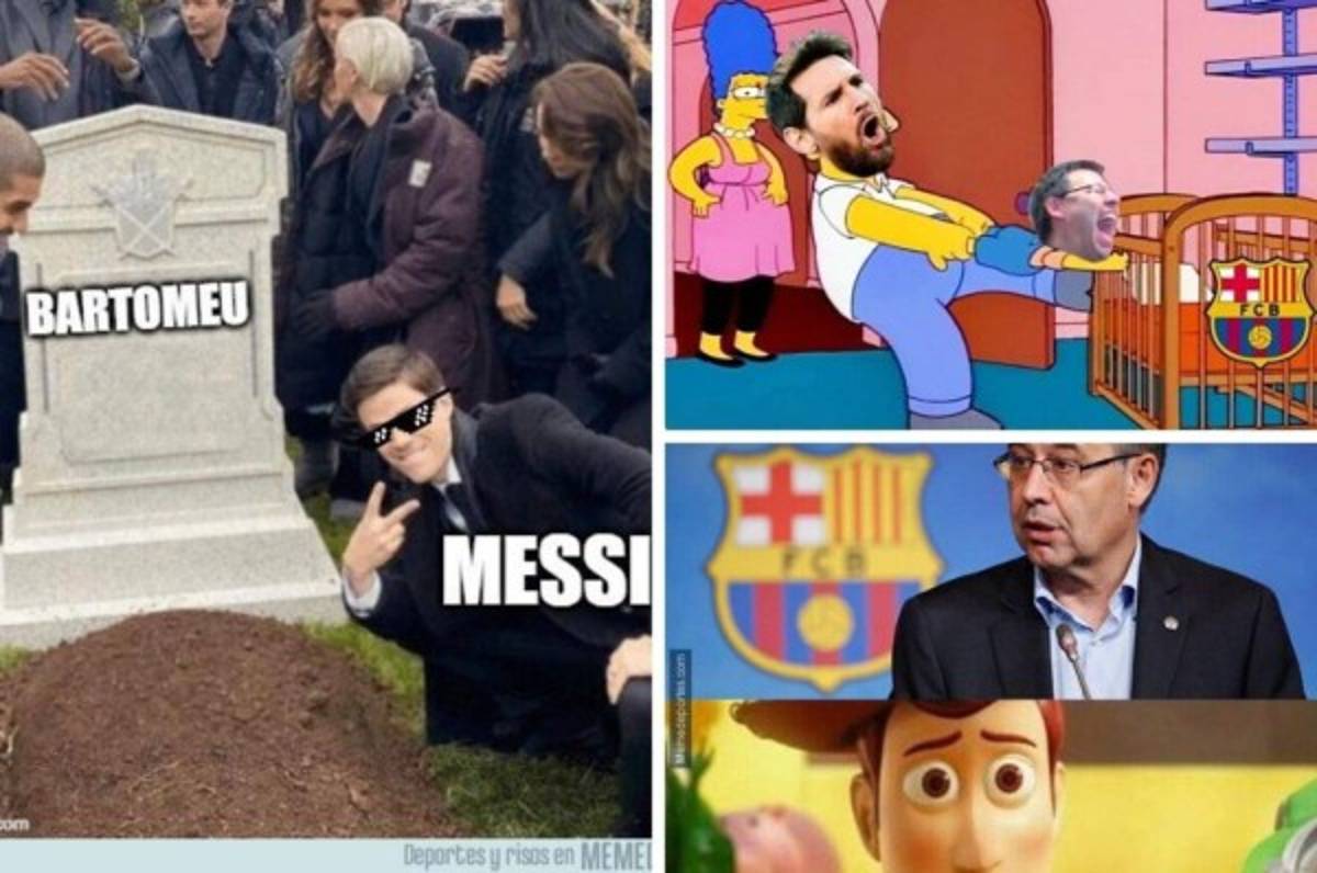 Messi y el Barcelona celebran: Los crueles memes de la renuncia de Bartomeu como presidente