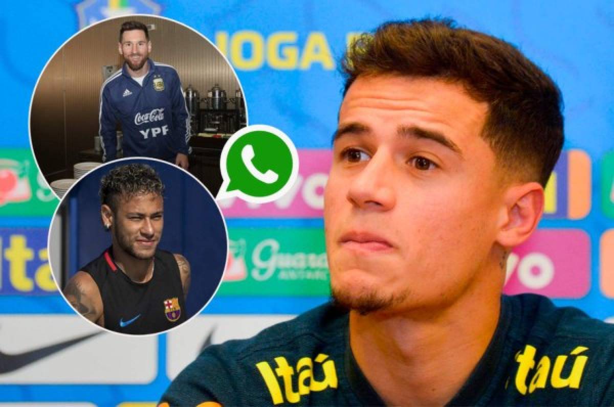 Coutinho y el Whatsapp del Barcelona: ''Felicitamos a Messi, pero Neymar no está''