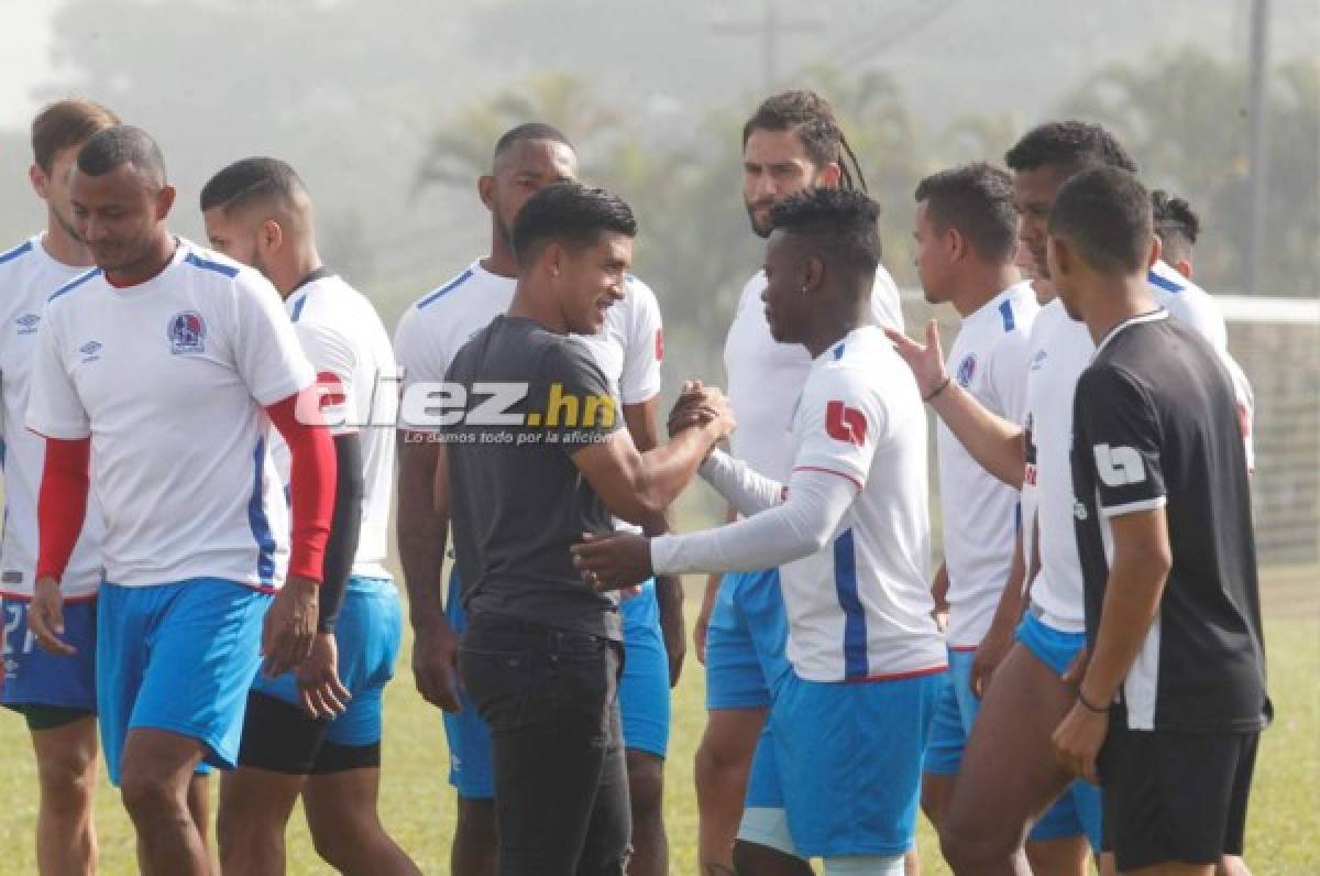 FOTOS: Así fue la despedida de Michaell Chirinos en Olimpia tras saber que va a la MLS