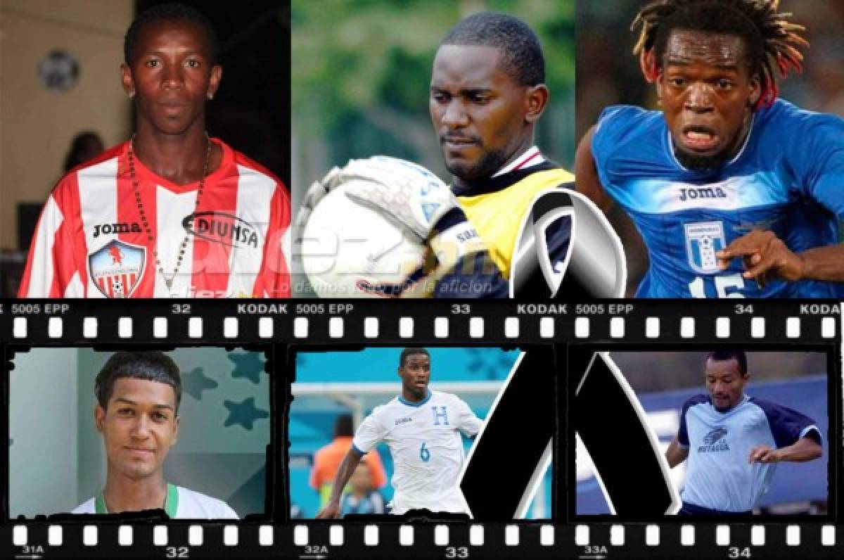 Estos son los jugadores que han dejado luto y dolor en el fútbol hondureño