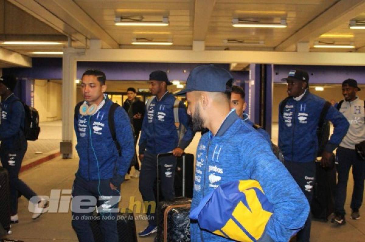 ¿Quién los recibió? La llegada de la Selección de Honduras a New Jersey