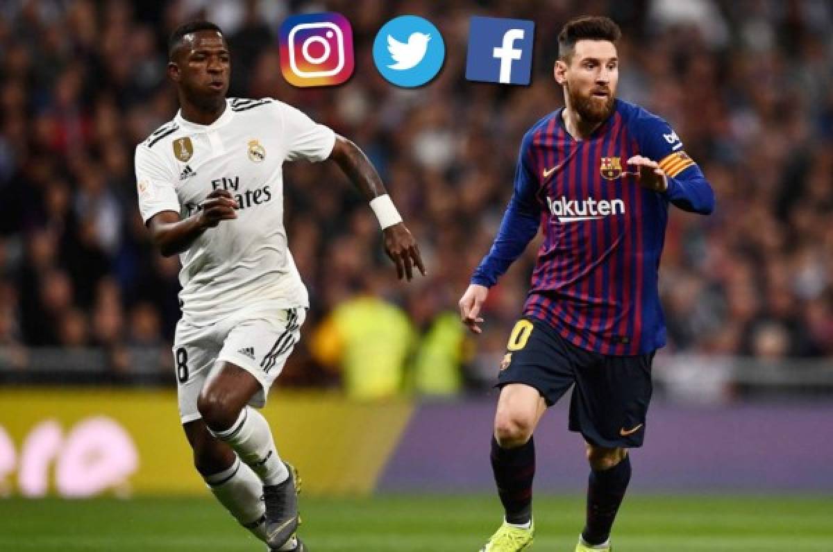 El Real Madrid-Barça se juega también en las redes sociales