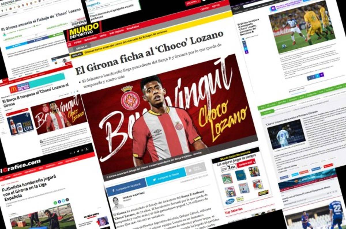 La reacción de los medios tras el fichaje del Choco Lozano por Girona