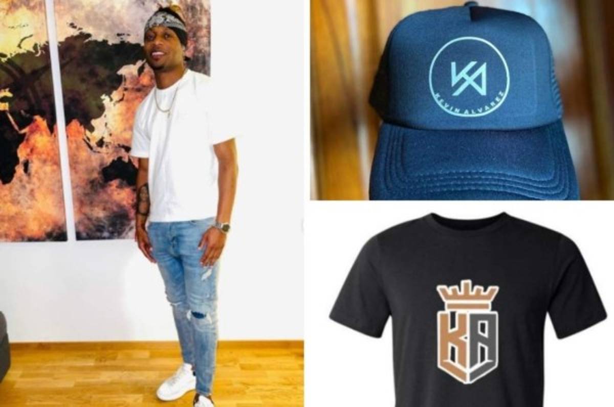 ¡Es de lujo! Kevin Álvarez, seleccionado hondureño, lanza su propia marca y línea de ropa