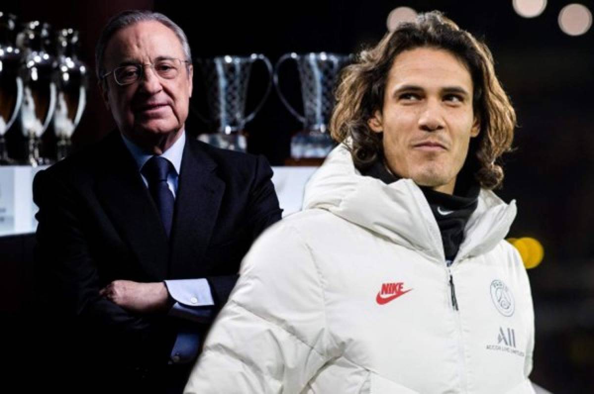La rotunda decisión de Florentino Pérez ante el ofrecimiento de Cavani en el Real Madrid