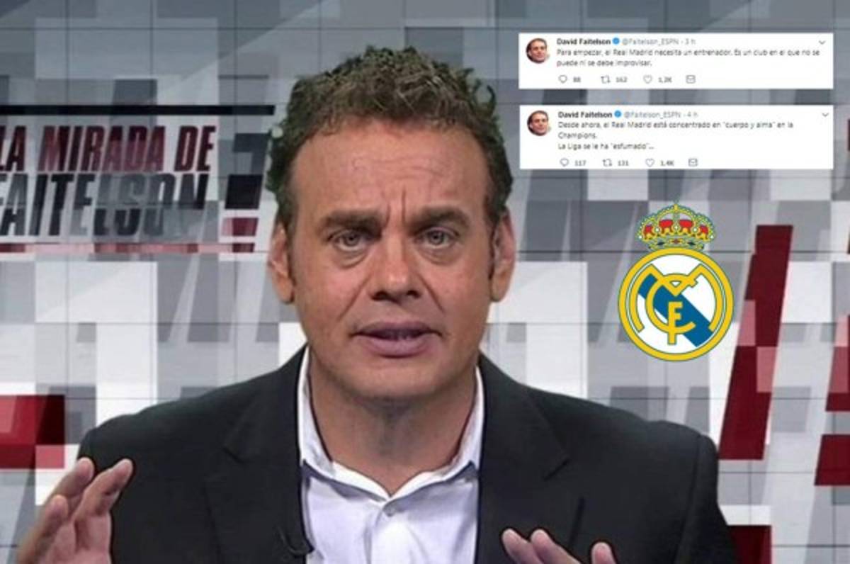 La dura crítica de David Faitelson contra el Real Madrid tras la perder contra Real Sociedad