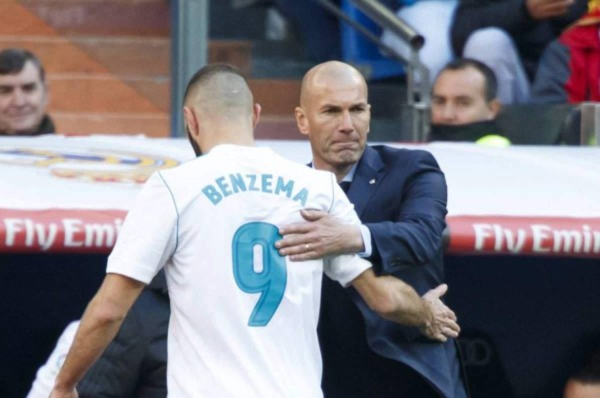 Zidane admite que Benzema 'está sufriendo' porque 'le gustaría meter más goles'