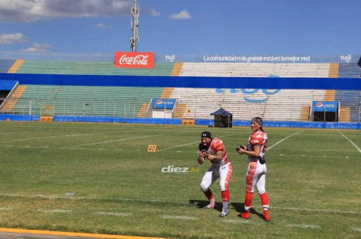 El estadio Nacional de Tegucigalpa se convirtió en campo de fútbol americano