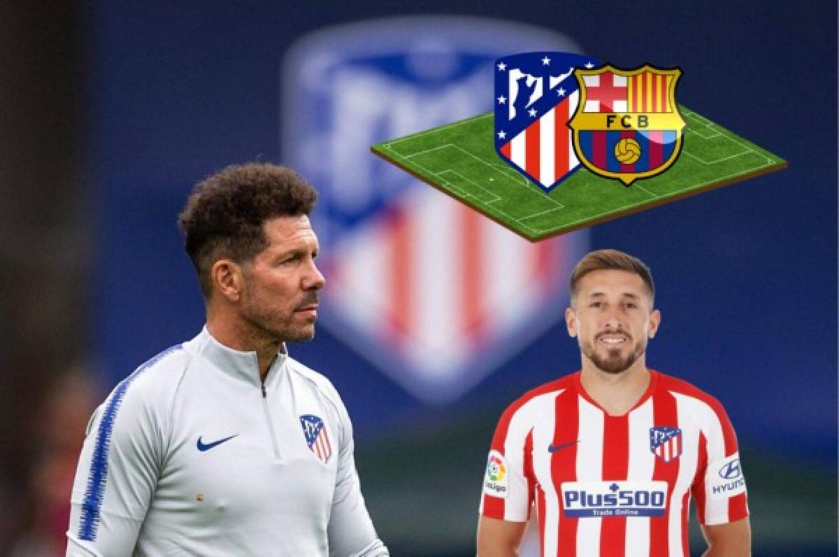 Con el mexicano Héctor Herrera: El 11 del Atlético para amargar al Barcelona en LaLiga